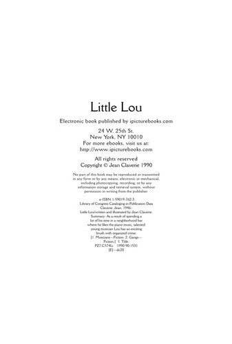 Cover for Little Lou.