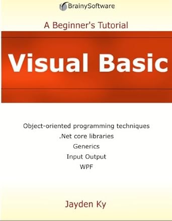 Cover for Visual basic