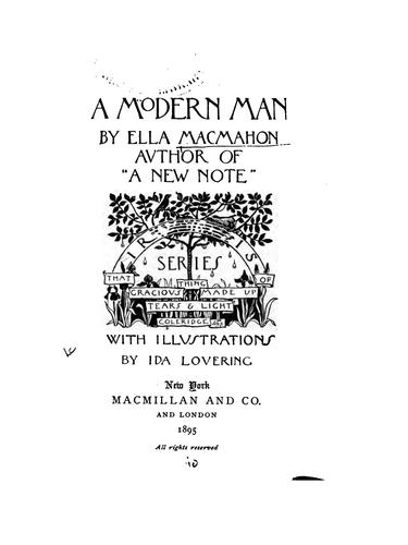 Cover for A Modern Man