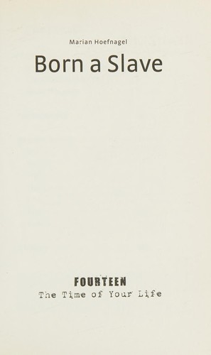 Cover for Born a Slave