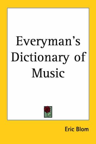 Cover for Everyman's Dictionary of Music