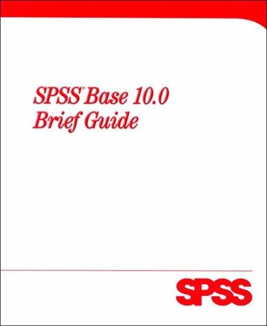 Cover for SPSS 10.0 for Windows Brief Edition