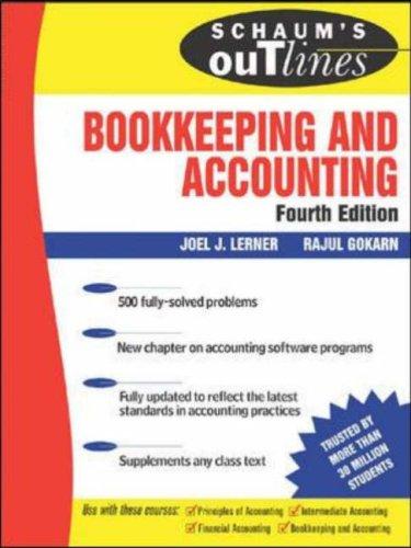 Cover for Schaum's Outline of Bookkeeping and Accounting (Schaum's Outlines)
