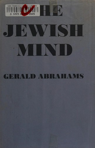 Cover for The Jewish mind.