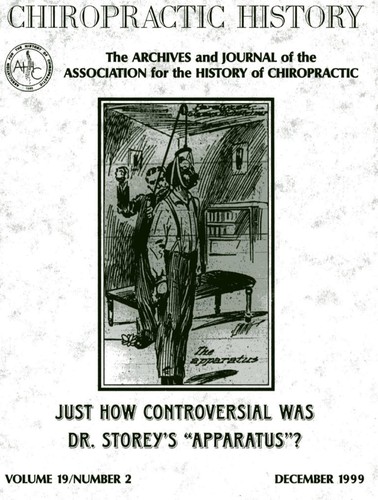 Cover for Thomas Henry Storey, D.O., D.C. 1843 to 1923