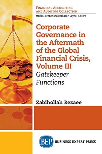 Cover for Corporate Governance in the Aftermath of the Global Financial Crisis, Volume III