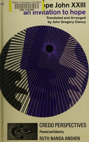 Cover for An invitation to hope