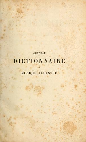 Cover for Nouveau dictionnaire de musique illustre