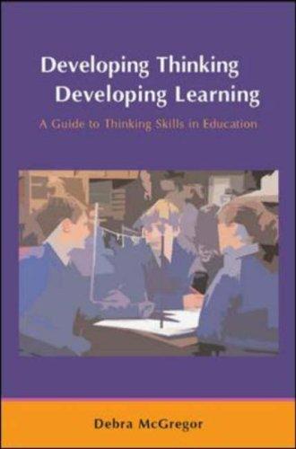 Cover for Developing Thinking; Developing Learning