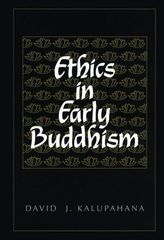 Cover for Ethics in early Buddhism