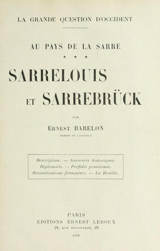 Cover for La grande question d'Occident