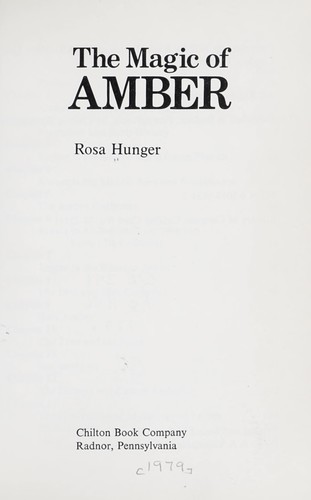 Cover for The magic of amber