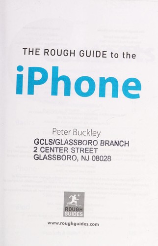 Cover for The rough guide to the iPhone