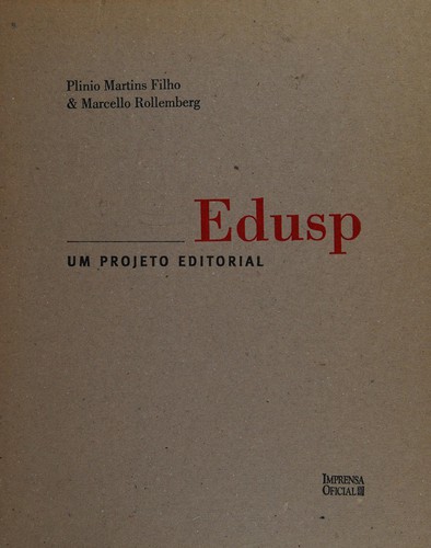 Cover for Edusp, um projeto editorial