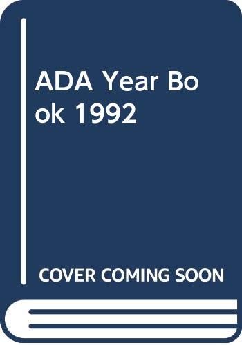 Cover for ADA Yearbook 1992