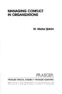 Cover for Managing Conflict in Organizations