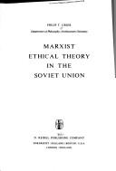 Cover for Marxist ethical theory in the Soviet Union