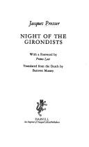 Cover for Night of the Girondists
