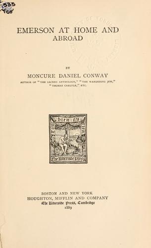 Cover for Emerson at home and abroad.