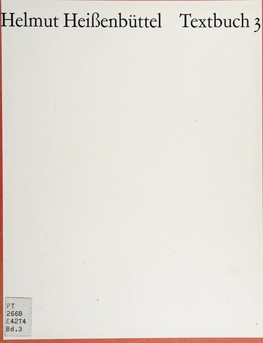 Cover for Textbuch I-III