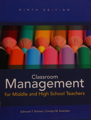 Cover for Classroom management for middle and high school teachers