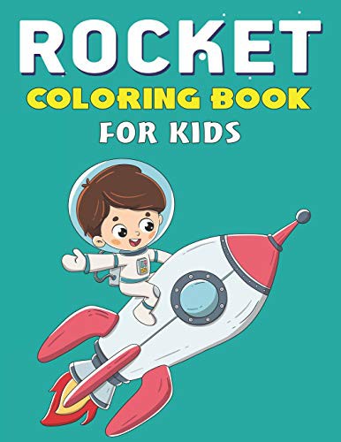 Cover for ROCKET COLORING BOOK FOR KIDS