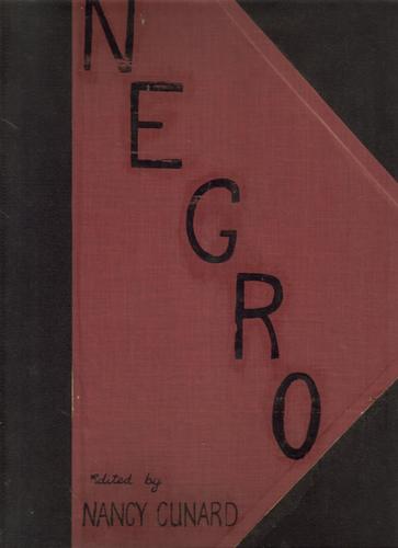 Cover for Negro