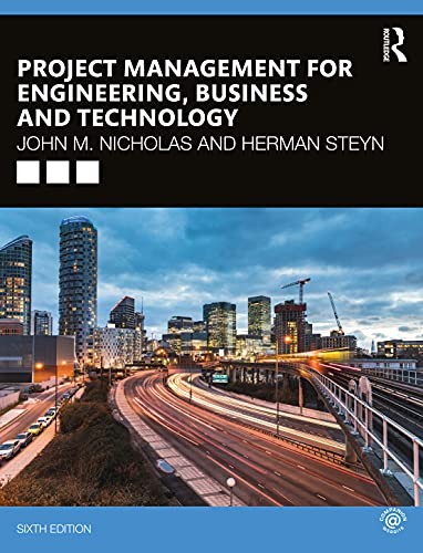 Cover for Project Management for Engineering, Business and Technology