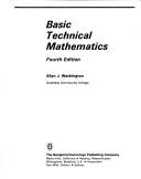 Cover for Basic technical mathematics