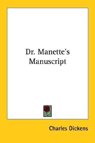 Cover for Dr. Manette's Manuscript