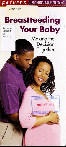 Cover for Breastfeeding your baby