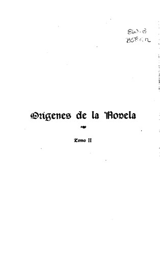 Cover for Or�igenes de la novela...