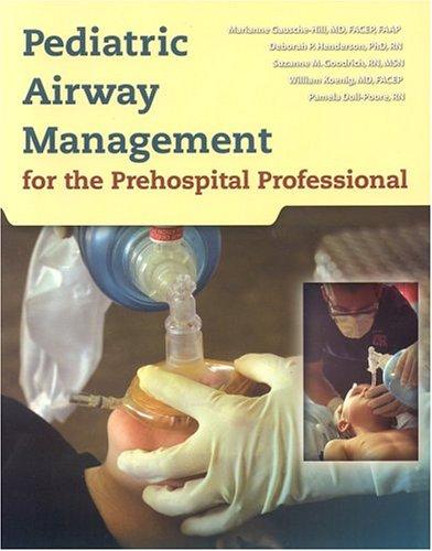 Cover for Pediatric Airway Management for the Pre-Hospital Professional
