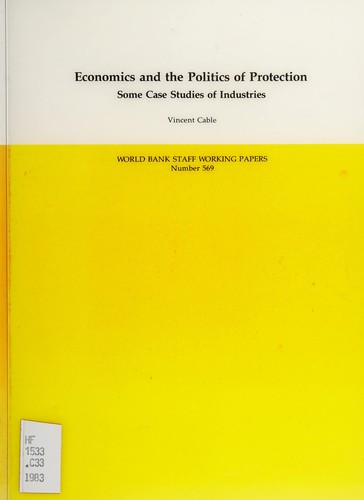 Cover for Economics and the politics of protection
