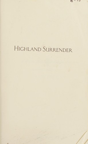 Cover for Highland surrender