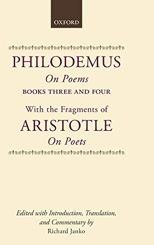 Cover for Philodemus, on Poems Bks. 3 & 4