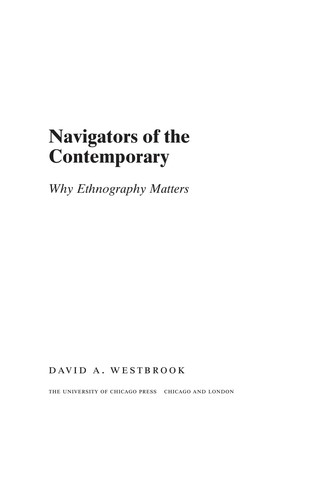 Cover for Navigators of the contemporary