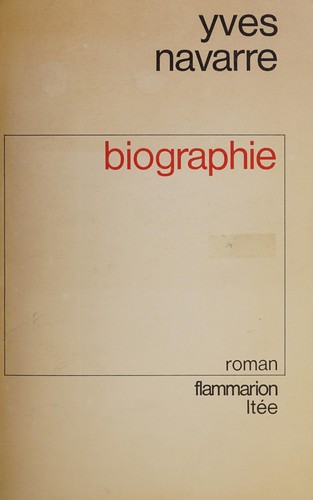 Cover for Biographie