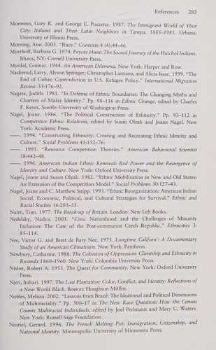 Cover for Ethnicity and race
