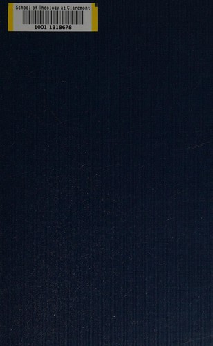 Cover for A source book for the study of the teaching of Jesus