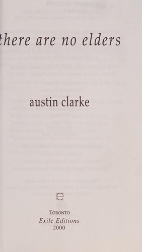 Cover for There are no elders