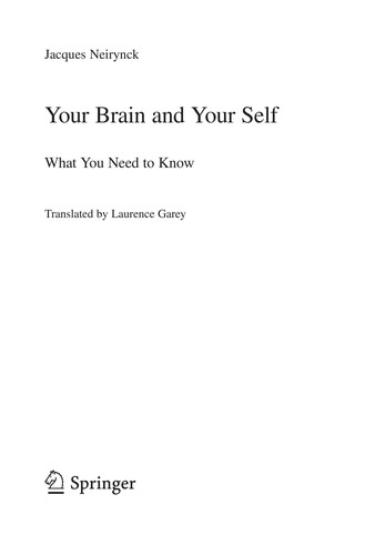 Cover for Your brain and your self