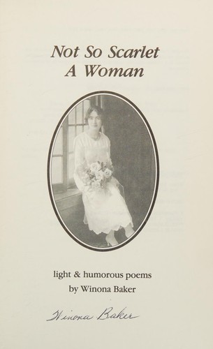 Cover for Not so scarlet a woman