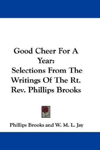 Cover for Good Cheer For A Year