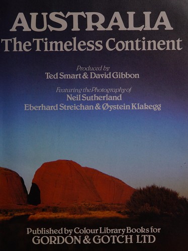 Cover for Australia the Timeless Continent