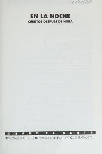 Cover for En la noche