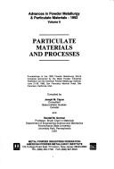 Cover for Particulate materials and processes