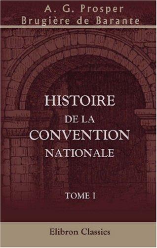 Cover for Histoire de la Convention nationale