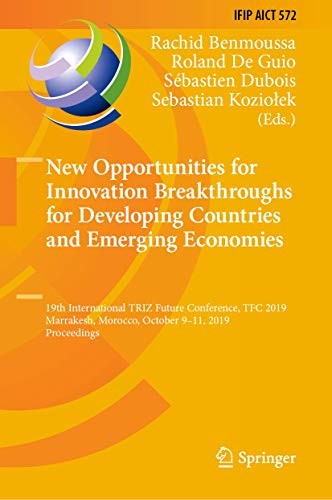 Cover for New Opportunities for Innovation Breakthroughs for Developing Countries and Emerging Economies