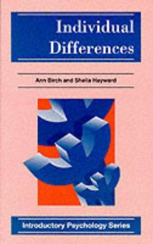 Cover for Individual Differences (Introductory Psychology)
